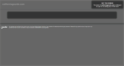 Desktop Screenshot of californiagourds.com